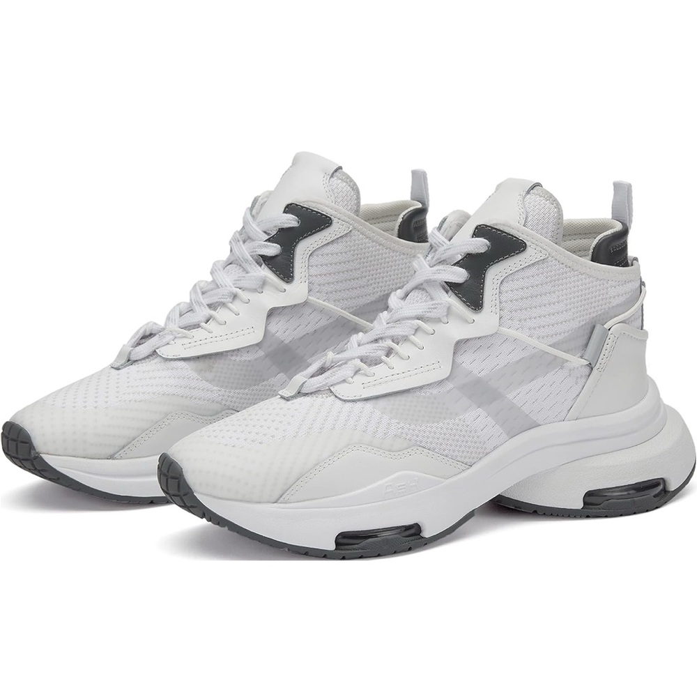 ASH Women's ODDISEY White/LT Grey Sneaker